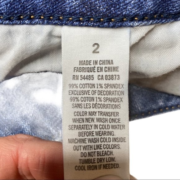 SALE 💚 American Eagle Floral Embroidered Shorts Size 02 - Picture 7 of 8